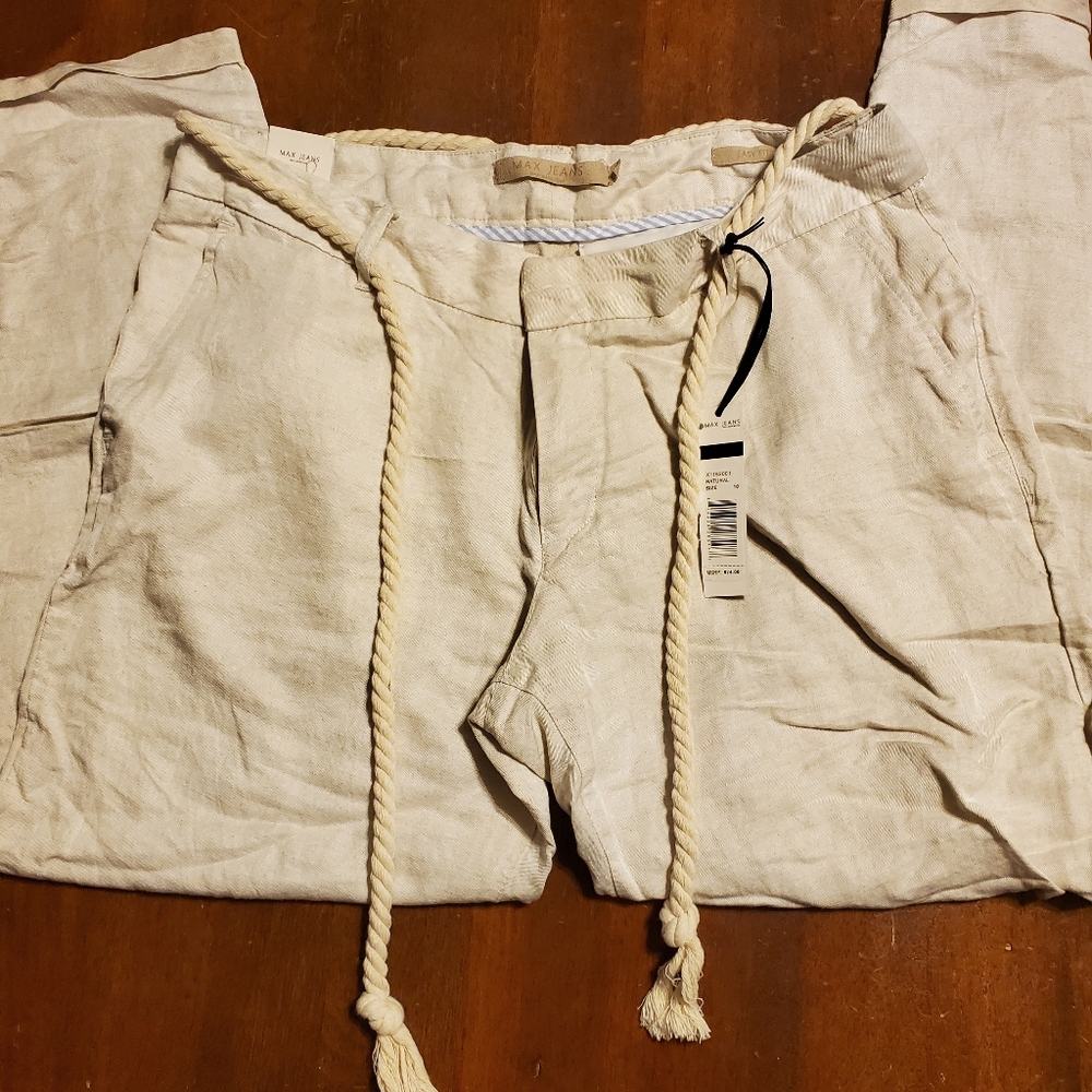 Max Jeans ‎ Easy Fit Pants Tan